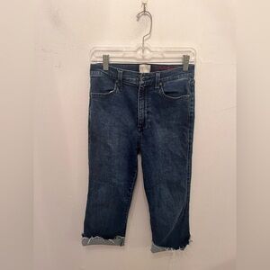 Alice & Olivia Cuffed Cropped Jeans 28" Waist